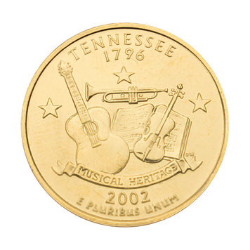 Монета "США. 25 центів. Теннессі. 2002" 413_16 фото