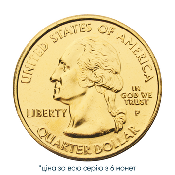 Серія &ldquo;USA quarters: знамениті американські монети* у чверть долара&rdquo; 413_сет фото