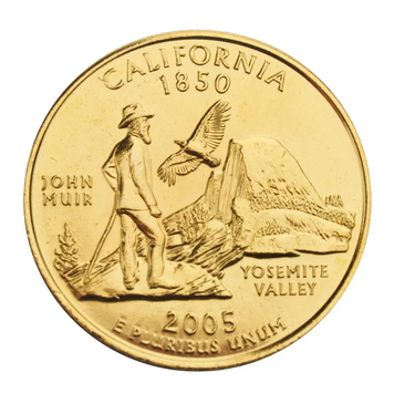 Монета "США. 25 центів. Каліфорнія. 2005"     413_4 фото